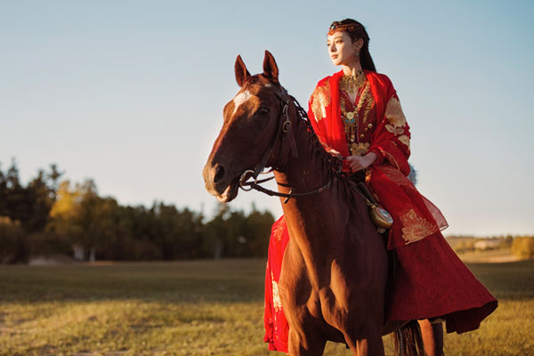 东宫拍摄地风景超级美 沙漠实景拍摄就是不一